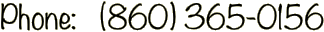 Phone:   (860) 365-0156